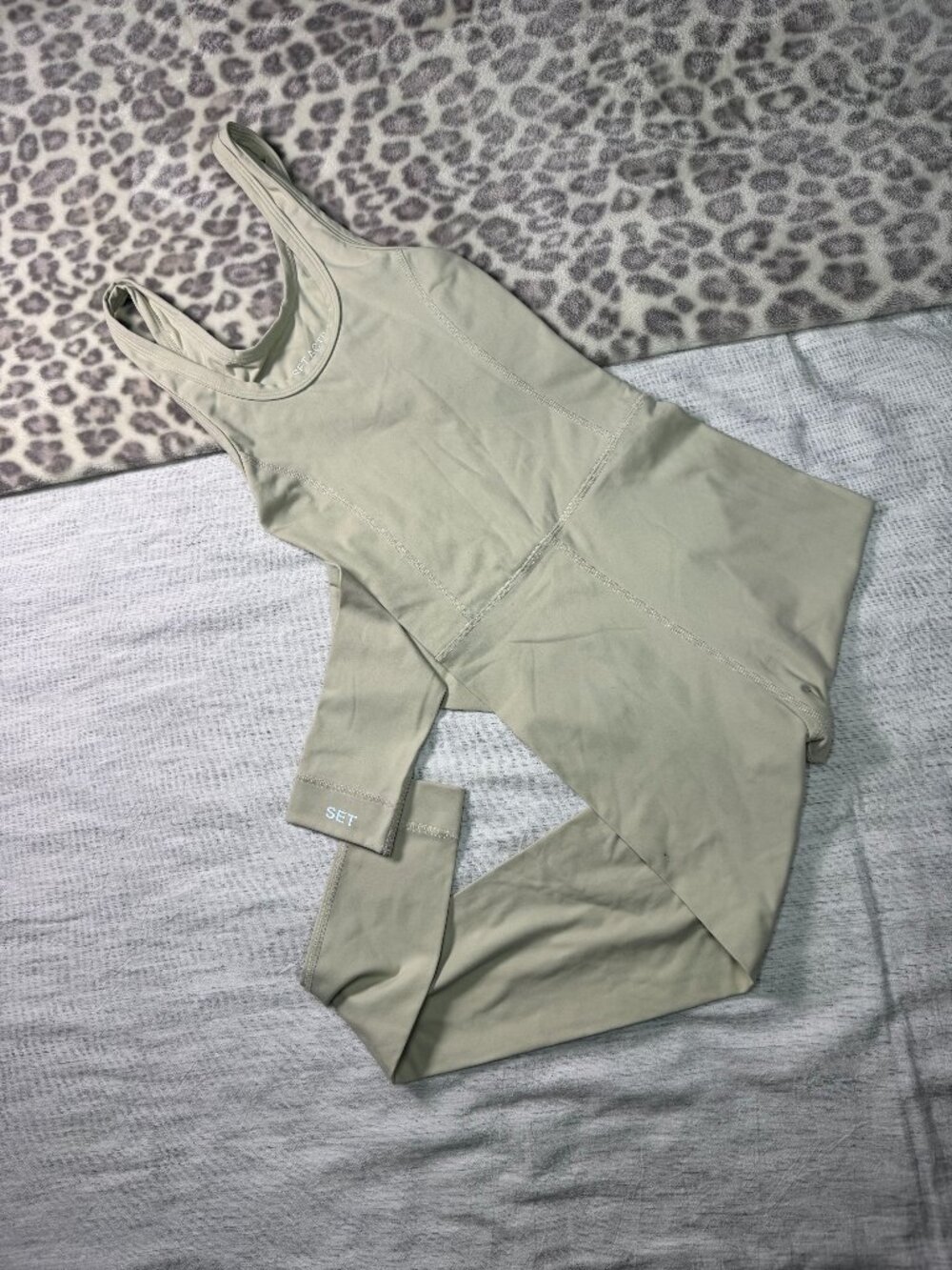 Set Active Sportbody Jumpsuit Oat Milk